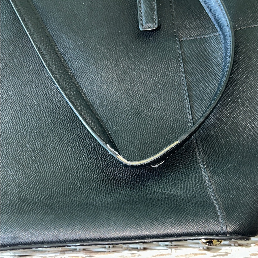 Michael Kors Black Tote with Gold Hardware - Picture 5 of 7